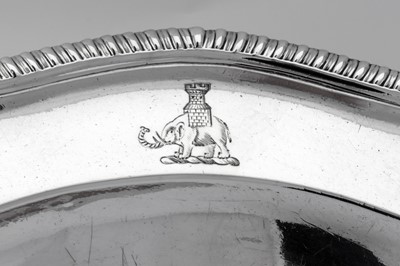 Lot 111 - A George III sterling silver second course dish, London 1773 by Thomas Heming (reg. 12th June 1745)