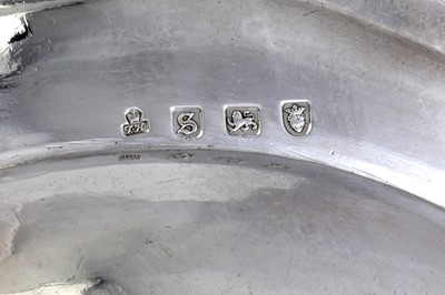 Lot 111 - A George III sterling silver second course dish, London 1773 by Thomas Heming (reg. 12th June 1745)
