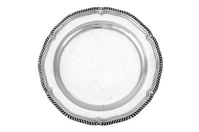 Lot 110 - A George III sterling silver second course dish, London 1770 by Thomas Heming (reg. 12th June 1745)