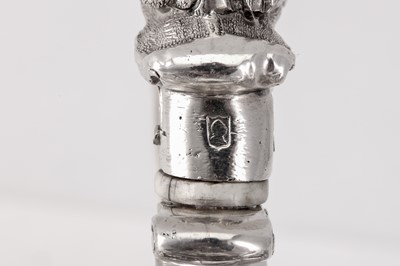 Lot 114 - A George IV Irish sterling silver 'zoomorphic' teapot, Dublin 1820 by William Nolan