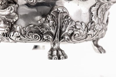 Lot 114 - A George IV Irish sterling silver 'zoomorphic' teapot, Dublin 1820 by William Nolan