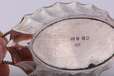 Lot 82 - A pair of George III sterling silver salts, London 1800 by William Allen III (reg. 10th Aug 1798)
