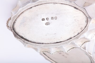 Lot 82 - A pair of George III sterling silver salts, London 1800 by William Allen III (reg. 10th Aug 1798)