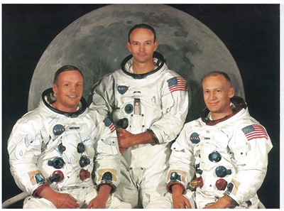 Lot 182 - Armstrong (Neil) Colour  Nasa photograph of...