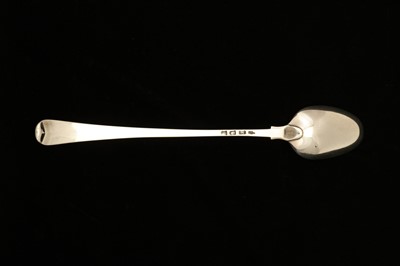 Lot 47 - A George III sterling silver basting spoon, London 1761 by Paul Callard (reg. 8th Jan 1752)