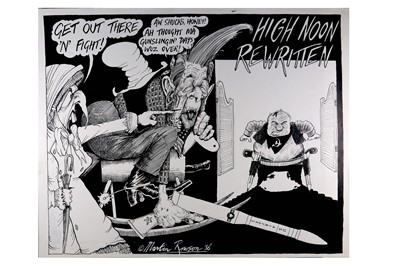 Lot 26 - Rowson (Martin) ARR A collection of newspaper...