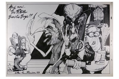 Lot 27 - Rowson (Martin) ARR A collection of newspaper...