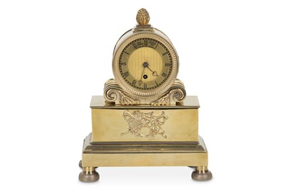 Lot 91 - A RARE EARLY 19TH CENTURY ENGLISH GILT BRONZE...