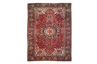 Lot 43 - A FINE HERIZ CARPET, NORTH-WEST PERSIA approx:...
