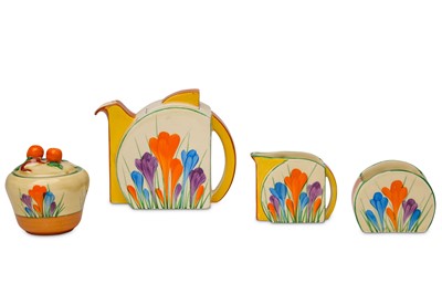Lot 46 - A CLARICE CLIFF 'CROCUS' PATTERN PART...