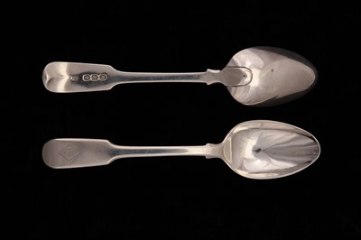 Lot 53 - A pair of George III sterling silver teaspoons, London 1816 by Paul Storr (1771 - 1844, reg. 12th Jan 1793)