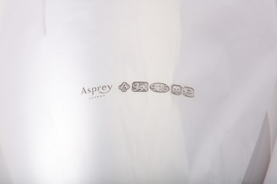 Lot 98 - A set of three Elizabeth II sterling silver vases, London 2004 by Asprey and Co