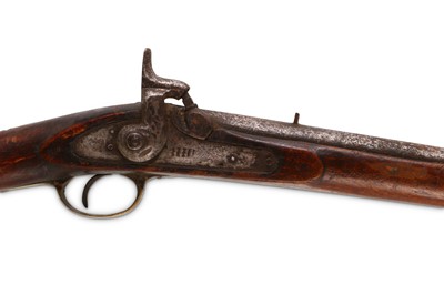 Lot 226 - A 19th century percussion musket with...