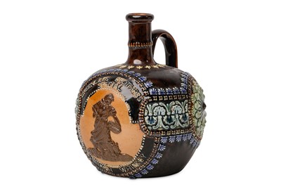 Lot 33 - A VERY RARE DOULTON LAMBETH STONEWARE IRISH...