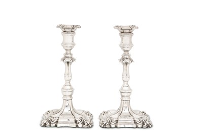 Lot 412 - A pair of Elizabeth II sterling silver...