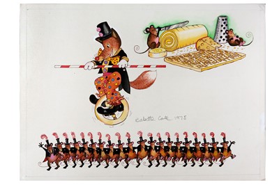 Lot 47 - Cole (Babette) ARR A double-paged illustration...