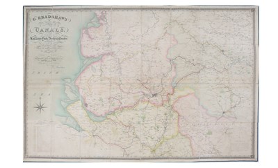 Lot 504 - Bradshaw (George, publisher) Map of Canals in...