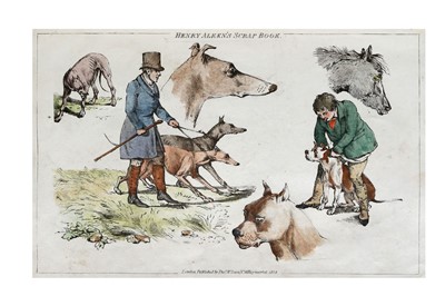 Lot 604 - Alken (Henry) Sporting Scrap Book, 50 hand...