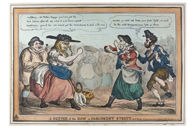 Lot 10 - Heath (William) A sketch of the Row in...