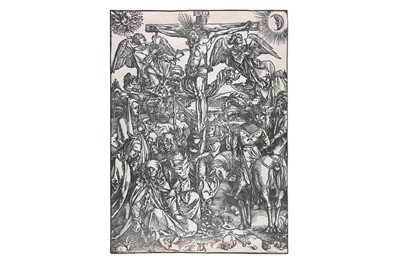 Lot 454 - Dürer (Albrecht) The Crucifixion, woodcut, on...