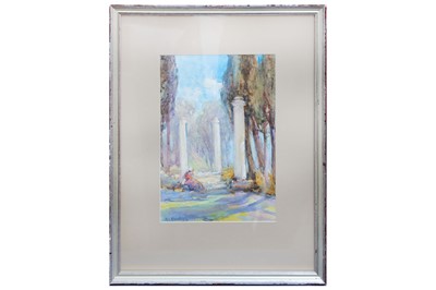 Lot 262 - JOHN L. HARDING (1806-1882) Greek Scene Signed...