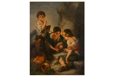 Lot 83 - AFTER BARTOLOMÉ ESTEBAN MURILLO Young boys...
