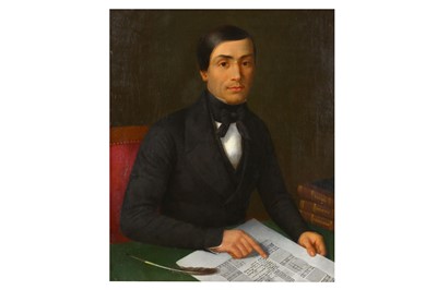 Lot 47 - FRENCH SCHOOL (MID 19TH CENTURY) Portrait of...