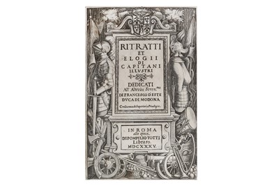 Lot 359 - [Totti (Pompilio)] Ritratti ed Elogii di...