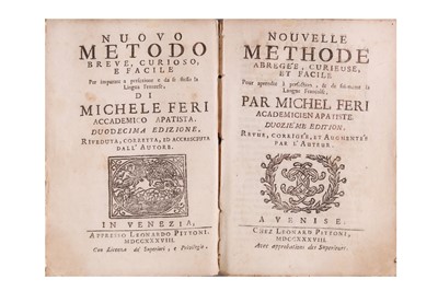 Lot 341 - Feri de La Salle (Michel) Nouvelle methode...