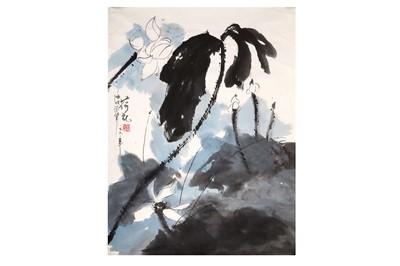 Lot 326 - TWO CHINESE PAINTINGS. Ink and colour on paper,...