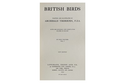 Lot 598 - Thorburn (Archibald) British Birds, 4 vol.,...