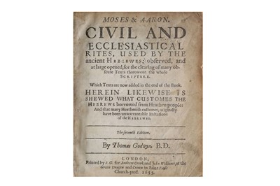 Lot 383 - Godwin (Thomas) Moses and Aaron: Civil and...