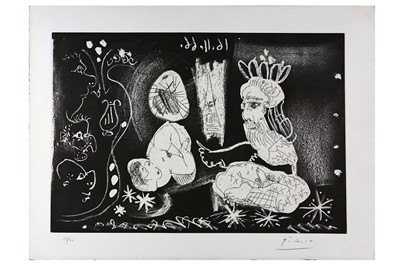 Lot 481 - Picasso (Pablo) ARR Au Theatre: Scene dans le...