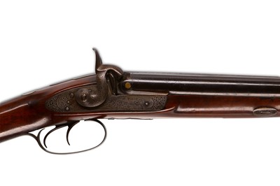 Lot 228 - A mid-Victorian percussion shotgun or coach...