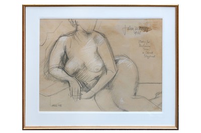 Lot 266 - JOHN SKELTON (1923-1999) Study for reclining...