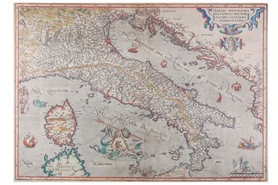 Lot 532 - Italy.- Ortelius (Abraham) Italiae Novissima...