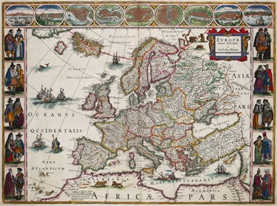 Lot 501 - Blaeu (Willem) Europa recens descripta, map of...