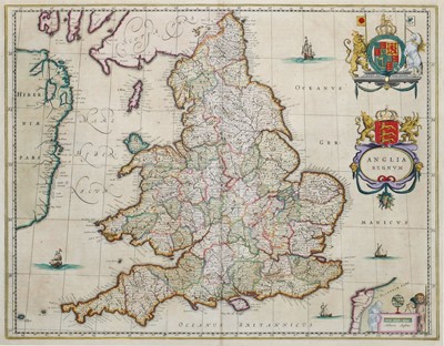 Lot 503 - Blaeu (Johan & Willem) Anglia Regnum, England...