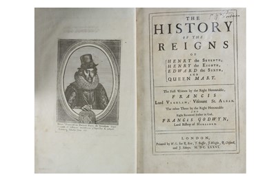 Lot 374 - Bacon (Francis) The History of the Reigns of...