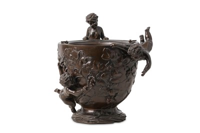 Lot 647 - A late 19th century French bronze figural...