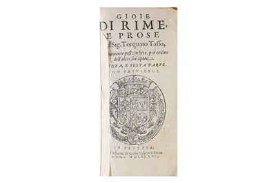 Lot 329 - Tasso (Torquato) Gioie di rime e prose… Quinta...