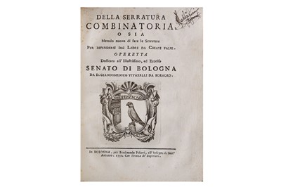 Lot 317 - Lock Mechanics. – Vivarelli (Giandomenico)...