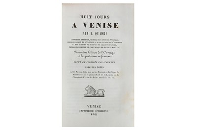 Lot 523 - Genova & Venice.- [Brusco (Giacomo)]...