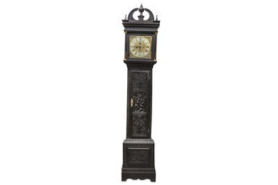 Lot 646 - An early 18th century longcase clock movement...
