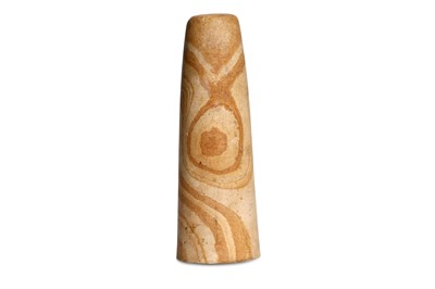 Lot 20 - A SANDSTONE STAFF HANDLE New Kingdom - Third...