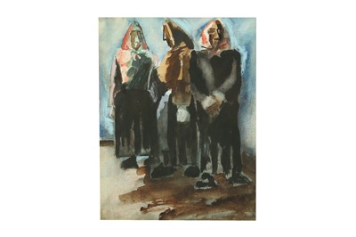 Lot 115 - JOSEF HERMAN, R.A. (1911-2000) Women at Dusk...